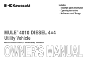 2013 Kawasaki MULE 4010 4x4 Diesel Owners Manual