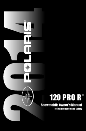 2014 Polaris 120 Pro R Owners Manual