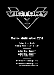 2014 Polaris 15th Anniversary Limited Edition Cross Country Tour Owners Manual