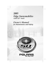 2005 Polaris Edge Snowmobiles with 121