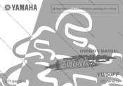 2015 Yamaha Motorsports Zuma 50F Owners Manual