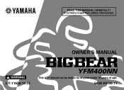 2001 Yamaha Motorsports Big Bear 400 Owners Manual