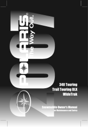2007 Polaris Trail Touring DLX Owners Manual