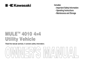 2011 Kawasaki MULE 4010 4x4 Owners Manual