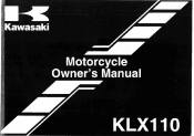 2006 Kawasaki KLX110 Owners Manual