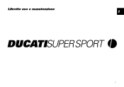 2002 Ducati SuperSport 750 Sport Owners Manual