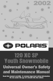 2002 Polaris 120 XC SP Youth Owners Manual