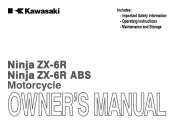 2014 Kawasaki NINJA ZX-6R Owners Manual