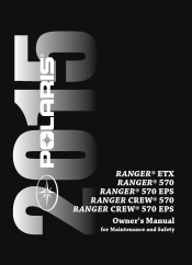 2015 Polaris Ranger Crew 570 EFI Owners Manual