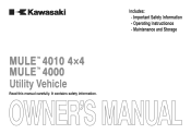 2012 Kawasaki MULE 4000 Owners Manual