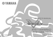 2003 Yamaha Motorsports V Star 1100 Silverado Owners Manual