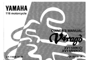 1998 Yamaha Motorsports Virago 1100 Owners Manual