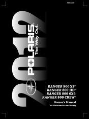 2012 Polaris Ranger 800 6x6 Owners Manual
