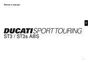 2007 Ducati SportTouring ST3 S ABS Owners Manual