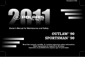 2011 Polaris Outlaw 90 Owners Manual