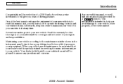 2009 Honda Accord Owner's Manual