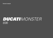 2009 Ducati Monster 696 Owners Manual