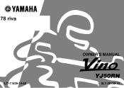 2001 Yamaha Motorsports Vino Owners Manual
