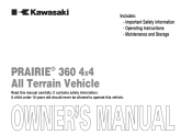 2010 Kawasaki Prairie 360 4x4 Realtree APG HD Owners Manual