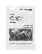 2004 Polaris ATP 330 4x4 Owners Manual