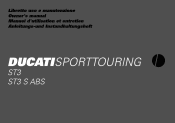 2006 Ducati SportTouring ST3S ABS Owners Manual