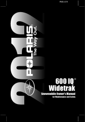 2012 Polaris 600 WideTrak IQ Owners Manual