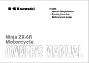2010 Kawasaki NINJA ZX-6R Owners Manual