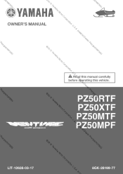 2015 Yamaha Motorsports Phazer X-TX Owners Manual