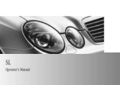 2009 Mercedes SL-Class Owner's Manual