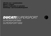 2005 Ducati SuperSport 1000 DS Owners Manual