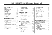 2009 Hummer H3T Owner's Manual