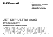 2009 Kawasaki JET SKI Ultra 260X Owners Manual
