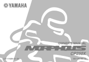 2008 Yamaha Motorsports Morphous Owners Manual