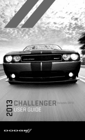 2013 Dodge Challenger User Guide SRT