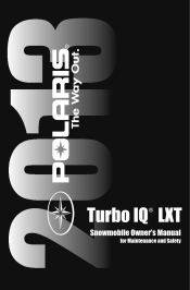 2013 Polaris Turbo IQ LXT Owners Manual