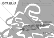2015 Yamaha Motorsports Zuma 125 Owners Manual