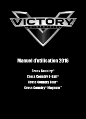 2016 Polaris Cross Country Tour Owners Manual