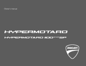 2011 Ducati Hypermotard 1100 EVO SP Owners Manual