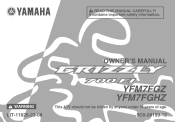 2010 Yamaha Motorsports Grizzly 700 4x4 Owners Manual