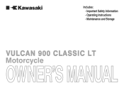 2013 Kawasaki Vulcan 900 Classic LT Owners Manual
