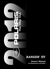 2012 Polaris Ranger EV Owners Manual