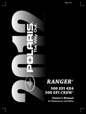 2012 Polaris Ranger Crew 500 EFI Owners Manual