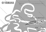 2015 Yamaha Motorsports Zuma 50FX Owners Manual