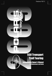 2009 Polaris Trail Touring Owners Manual