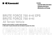 2014 Kawasaki Brute Force 750 4x4i EPS Owners Manual
