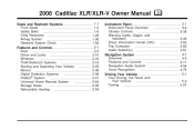 2008 Cadillac XLR-V Owner's Manual