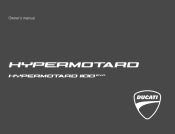 2011 Ducati Hypermotard 1100 EVO Owners Manual