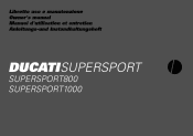2006 Ducati SuperSport 1000DS Owners Manual