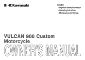 2013 Kawasaki Vulcan 900 Custom Owners Manual