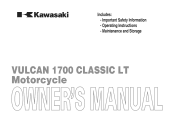2009 Kawasaki Vulcan 1700 Classic LT Owners Manual